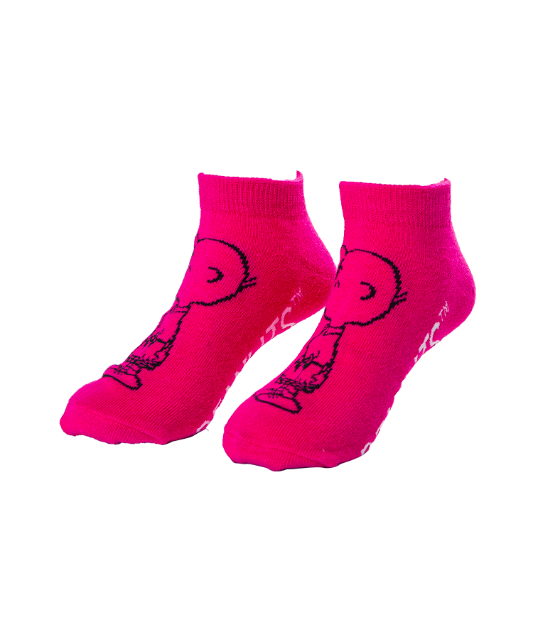 Cartoon jacquard katoenen bootsokken voor dames